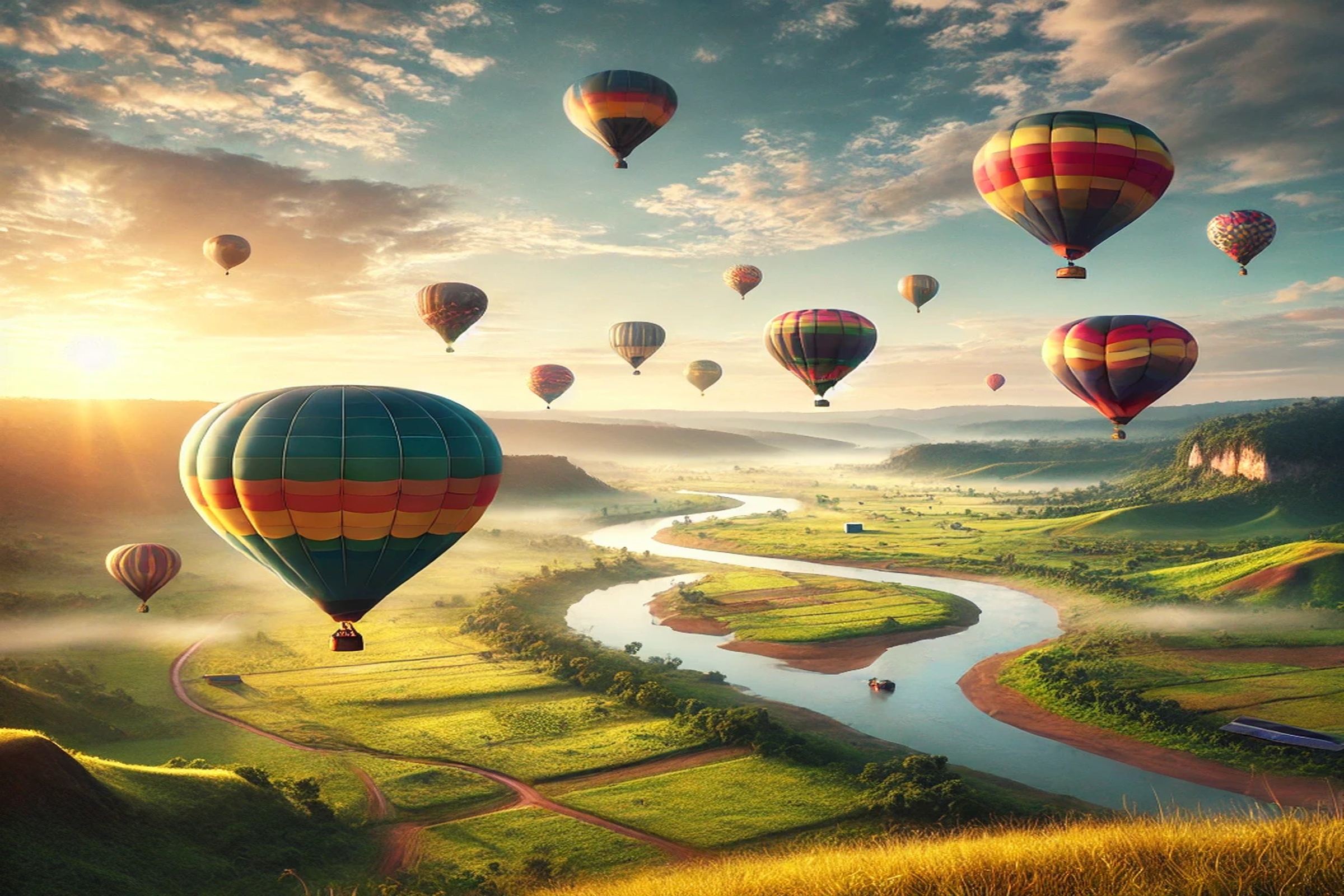 Hot Air Balloons 2400X1600